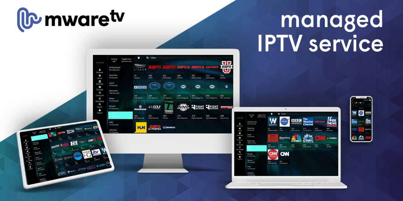 MwareTV to offer a fully managed IPTV service in the US