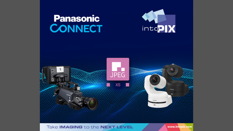 intoPIX Partners with Panasonic Connect to Enable new JPEG XS Cameras for Live Video Production