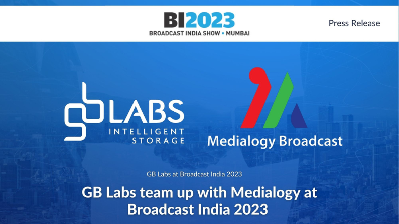 GB Labs team up with Medialogy at Broadcast India 2023