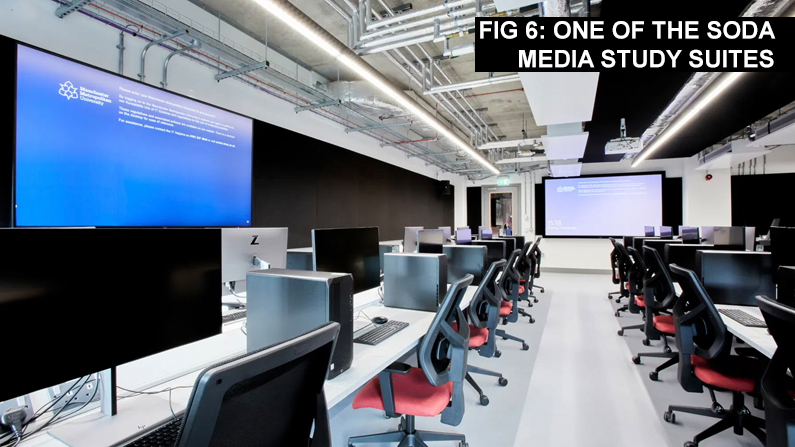 Figure 6 One of the MMU SODA media study suites 1